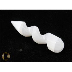#47-NATURAL SELENITE UNICORN HORN