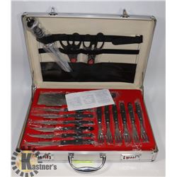 NEW SPEIGEL 24 PIECE STAINLESS STEEL KNIFE SET