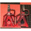 Image 1 : PAIR OF 3 TON RED JACK STANDS