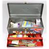 Image 1 : SMALL TOOLBOX WITH CONTENTS.