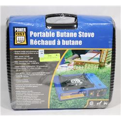 POWERFIST PORTABLE BUTANE STOVE.