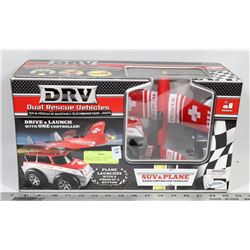 DRV DUAL RESCUE VEHICLES REMOTE CONTROL CAR.