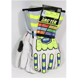 2 PAIR BDG ARC TEK  GLOVES, CUT RESISTANT