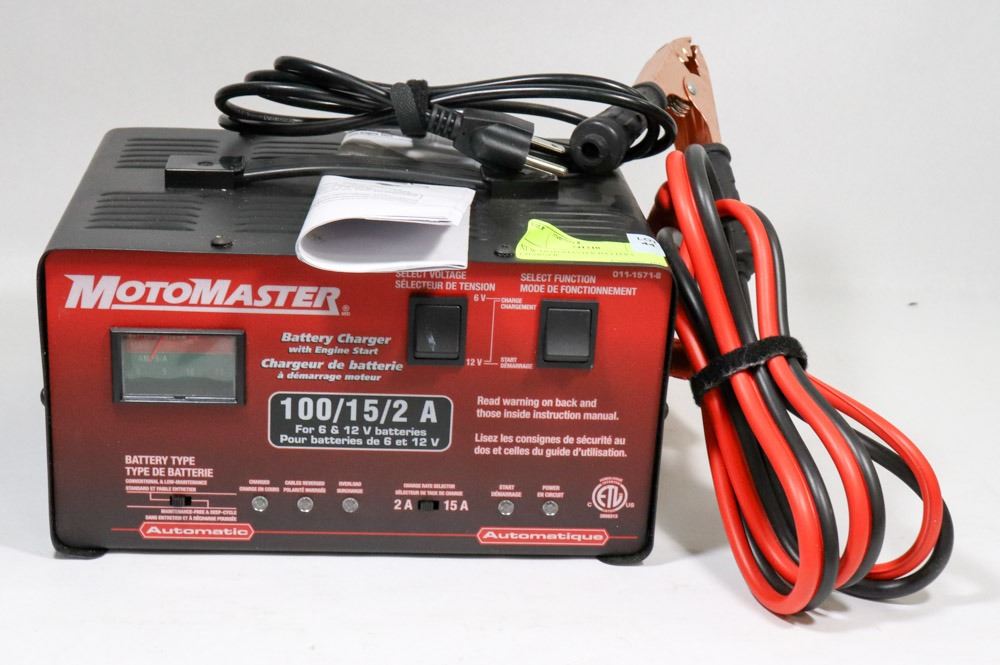 NEW MOTOMASTER BATTERY CHARGER 100/15/2A FOR NEW MOTOMASTER BATTERY CHARGER 100/15/2A FOR