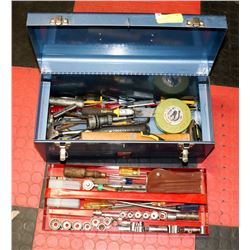 TOOLBOX WITH CONTENTS.