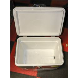 LARGE STAINLESS STEEL COORS BEER COOLER.