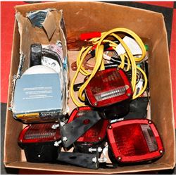 BOX OF TOOLS INCL WAGNER POWER STAINER.