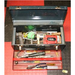 TOOLBOX WITH CONTENTS.