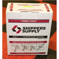 HANDY STRAP 3300FT 1/2" POLY PROPYLENE STRAPPING.