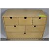 Image 1 : WOOD BOX WITH 6 DRAWERS