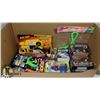 Image 1 : BOX OF NEW TOYS INCLUDING A NERF GUN