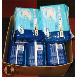 8 TENA 20PK FULLY BREATHABLE UNDERWEAR, MED,.