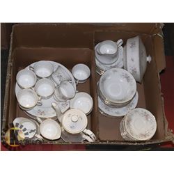 60 PIECE TEA & DINNER SET, INGLEWOOD ELIZABETHAN