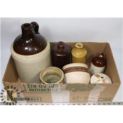 VINTAGE DOULTON, IAMBETH, BOURNE, DANBY STONEWARE