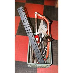 CRATE OF HAND TOOLS