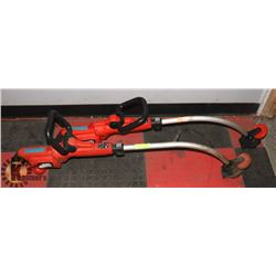 PAIR OF BLACK & DECKER ELECTRIC WEED EATERS.