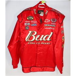 NASCAR/BUDWEISER RACING JACKET.