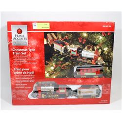 HOME ACCENTS CHRISTMAS TREE TRAIN SET