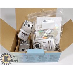 LOT OF 3 DIGITAL CAMERAS.