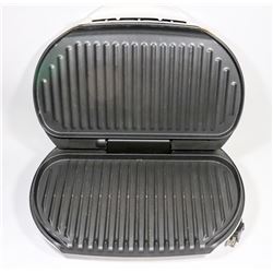 FAMILY SIZE GEORGE FOREMAN GRILL, NO DRIP TRAY