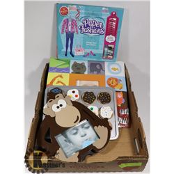 FLAT OF ASSORTED KIDS CRAFTS AND MORE