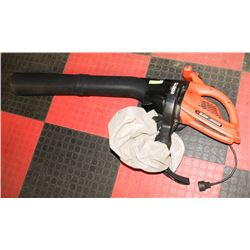 BLACK & DECKER VORTEX LEAF VACUUM.