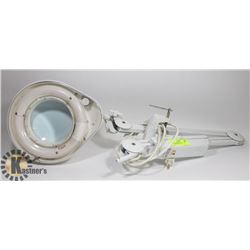 LOW HEAT MAGNIFYING LAMP, WITH TABLE CLAMP &