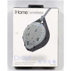 NEW IHOME SPLASHPROOOF DROP+ BLUETOTH