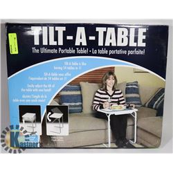 TILT-A-TABLE PORTABLE TABLE.