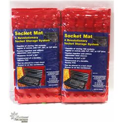 LOT OF 2 SOCKET MATS