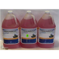 THREE 5L JUGS OF DUSTBANE SURFACE KLEEN PLUS