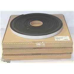 THREE 25FT ROLLS SELF SEALING WEATHER STRIPPING