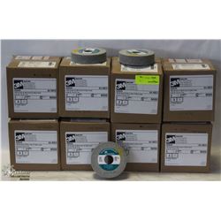 LOT OF EIGHT 3M SCOTCH BRITE EXL DEBURRING WHEELS