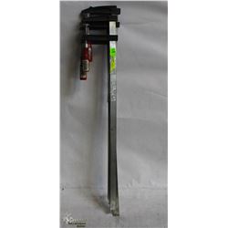 LOT OF 4 POWERFIST BAR CLAMPS