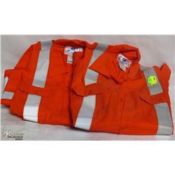 LOT OF 2 MILLIKEN FIRE RESISTANT JACKETS 2XL