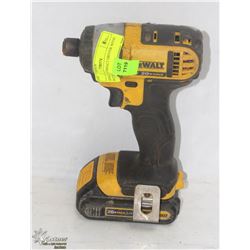DEWALT 20V IMPACT DRIVER WITH BATTERY