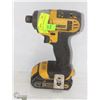 Image 1 : DEWALT 20V IMPACT DRIVER WITH BATTERY