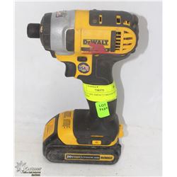 DEWALT 20V IMPACT DRIVER WITH BATTERY