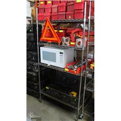 4 TIER CHROME METRO RACK