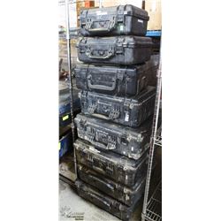 8 USED EMPTY PELICAN CASES