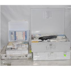 LOT OF 4 PARTIAL FIRST AID KITS