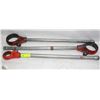 Image 1 : LOT OF 3 ASSORTED RIDGID PIPE WRENCHES