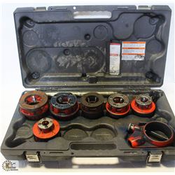 INCOMPLETE RIDGID THREADING SET