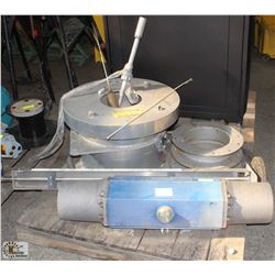 PALLET OF INDUSTRIAL PIPE FLANGES AND PNEUMATIC