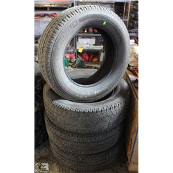 SET OF 4 MICHELIN TRUCK TIRES