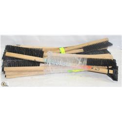 LOT OF WOODEN ICE SCRAPER BRUSHES