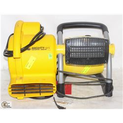 LOT OF 2 COMMERCIAL MINI AIR MOVERS