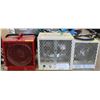 Image 1 : GROUP OF 3 ASSORTED 240V COMMERCIAL HEATERS