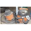 Image 1 : 2 RIDGID SHOPVACS W/ HOSES- 14 & 6 GALLON