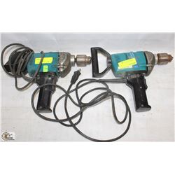2 MAKITA POWER-MIXING DRILLS